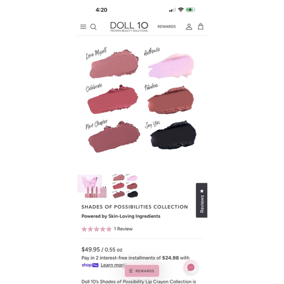 Doll 10 lipstick set - Picture 4 of 6